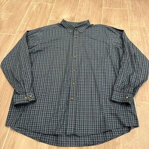 LL BEAN Button Down Dress Shirt XXL Traditional Fit 100% Cotton
